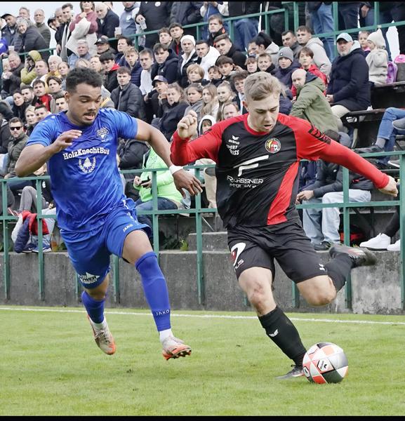 Derby gegen Breitenfurt - Spielszene