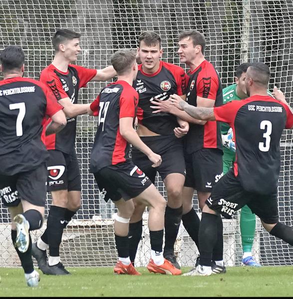 Derby gegen Breitenfurt - Spielszene