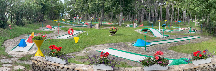 Minigolfanlage im Begrischpark