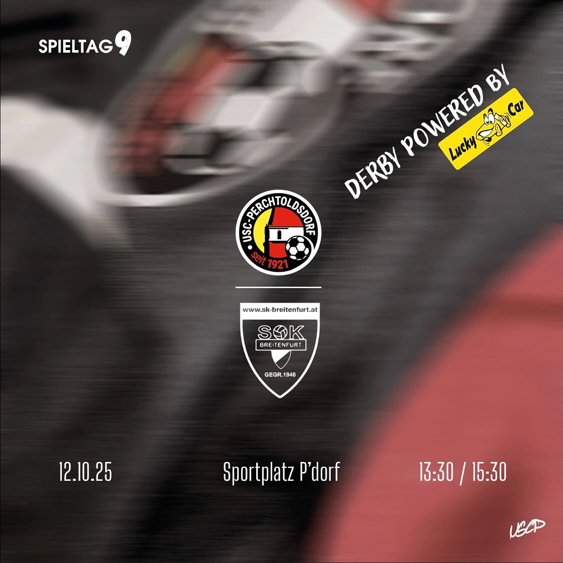 Derby gegen Breitenfurt! Sportplatz Perchtoldsdorf | Sonntag, 12. Oktober 2025 - powered by Lucky Car!
