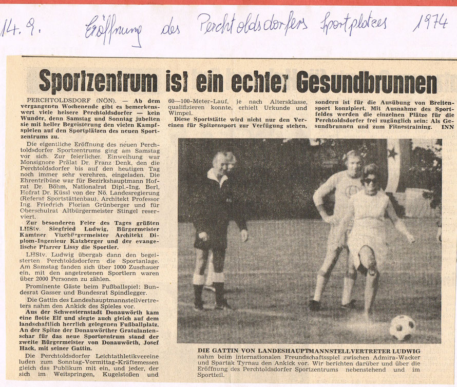 Sportplatz USC Perchtoldsdorf